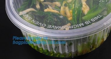 6" Plastic Clear Round Food Serving Bowl,Wholesale Cheap Eco-friendly Food Grade PP Reusable Plastic Bowl bagease pac