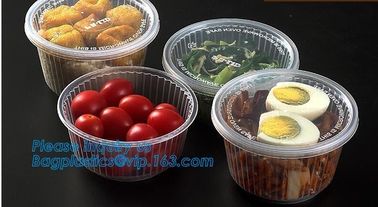 6&quot; Plastic Clear Round Food Serving Bowl,Wholesale Cheap Eco-friendly Food Grade PP Reusable Plastic Bowl bagease pac