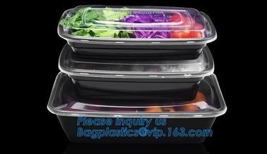 plastic dispoFactory Direct Sale 3PCS Sealed Frozen Plastic Crisper/Preservation Box/Plastic Food Storage Container Eco