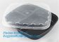 White Round Plastic PP Food container bento box heated disposable microwave lunch box,food bento storoage box bagease pa