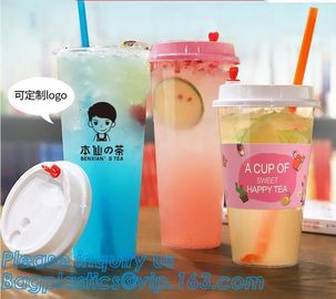 PLA plastic cup PET plastic cup PP plastic cup PS top snack cup Straw,Food takeout plastic box Salad plastic bowl Pulp f