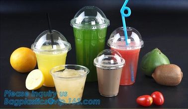 600ml PET plastic cup with lid for juice,Food grade 12oz 375ml cold drink transparent biodegradebale PET disposable plas