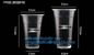 Food grade 12oz 375ml cold drink transparent biodegradebale PET disposable plastic cup/airline plastic drinking cup