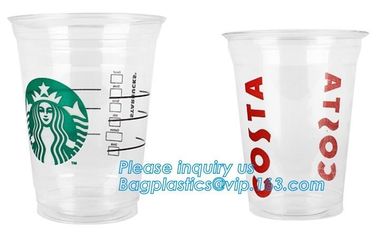 Cheap price pp material water clear disposable plastic cup,reusable customize drink water pp plastic cup bagease package