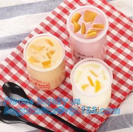 Food Packaging Disposable Various PP Yougurt Cup,flexo printing for frozen yogurt yougurt cup,Plastic Yougurt Cup With C