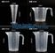 1L Clear measurement glass graduated cylinder jug for labor usage 200ml/400ml/900ml single wall water graduate measuring