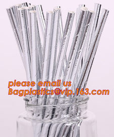 biodegradable gold stamping paper straw,colour disposable wholesale drinking biodegradable paper straw bagplastics pac