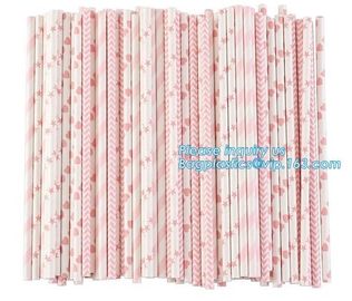 bulk colorful disposable wholesale drinking biodegradable paper straw,food grade paper straw disposable biodegradable pa