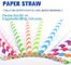biodegradable paper drinking straw, paper for paper straw, disposable paper straw,Bendy Flexible Paper Straws For Drinki