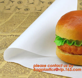 White Greaseproof Paper,28GSM Greaseproof Paper For Burger Wrapping,Lunch Warp and Greaseproof Paper 400 x 660 mm / 400