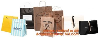 Logo Printed Grease Proof Foil Lined Brown Kraft Paper Bread Packaging Bag,custom printing logo bread french fries paper