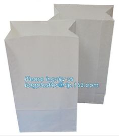 wholesale bread paper bag for customer blank paper bag,greaseproof printed bakery bread packaging plastic paper bags wit