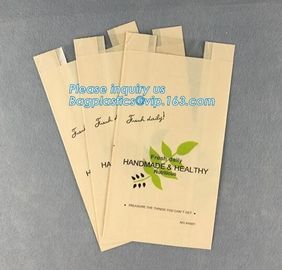 bread paper craft bag,Best Selling Free Sample Handle Custom Design Logo Paper Food Bread Bag,Food grade printed bakery