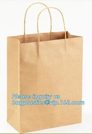 Wholesale paper shopping gift printed wrapping string custom eco-friendly kraft paper bag,Printed Customised Craft Kraft