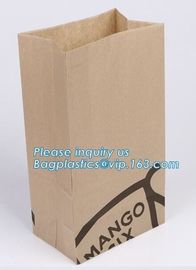 paper bags with flat handle,cement packaging paper bags , strong brown paper bags,Take out brown kraft paper bread bag f