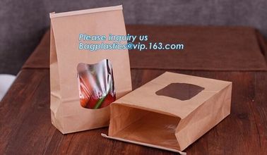 Sandwich Toast Bread Packing Bags,Personalized Baking Food Bread Packaging Disposable Kraft Paper Bag With Logo Print Fo