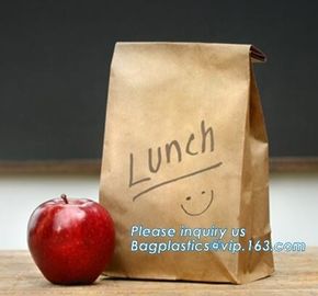 promotion gift bag bagease kraft paper bag fast food paper bag,take away fast food grade brown bread low cost paper ba