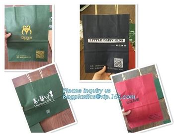 Food bags disposable brown paper thickened baking dim sum takeaway wholesale bread bags.,Seal Bread Kraft Paper Packagin