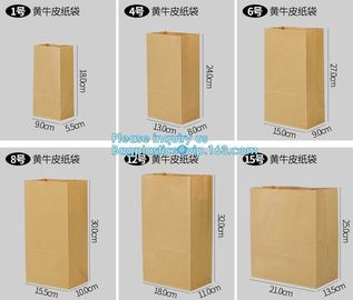 Free sample food grade paper bread bag with window,Food grade recycled bread paper bag with paper twist handle, bagease