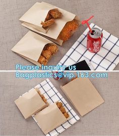 fried chicken hamburger fast food packaging wrapped bag plastic paper wholesale disposable custom printing,Deli food pac