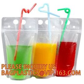 Biodegradable Liquid Packaging Leakage Proof Pouch Custom Printed Stand Up Aluminium Foil Spout Bags Water Drinking Bag