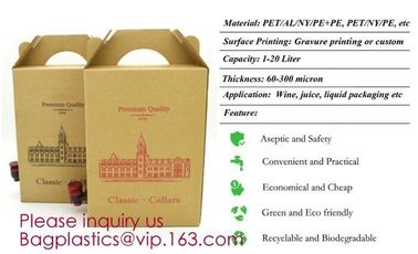 apple juice aseptic bag in box wine dispenser,wine bag in box,winebag,Laminated bag in box wine dispenser bagease pack