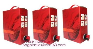 3L ,5L ,10L ,20 L Wine Dispenser Packaging Bag milk Spout bib Bag In Box,butterfly valve box bag/juice plastic BIB bag i