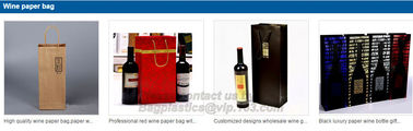 High Quality And Fancy Customized Black Printed Luxury Gift Paper Shopping Bag, Whoesale Natural raw materials Brown