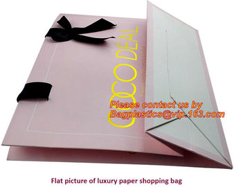 promotion luxury paper shopping bag, Fashion style custom logo paper shopping bag, Medium Ornate Ornaments Gift Tote