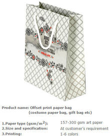 pp rope paper bag/paper shopping bag with 15 years experience/bolsa de papel ropa