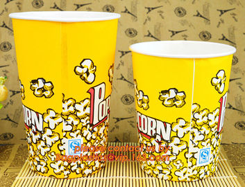 Good Quality New Design Cheap 16Oz Popcorn, 8oz/12oz/16oz/20oz disposable hot drink coffee paper cup with lid and sleeve