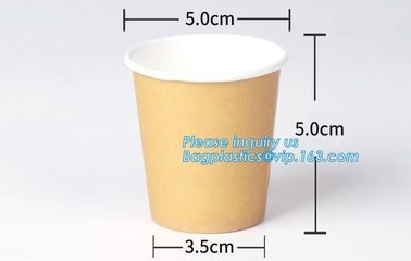 Custom made take away biodegradable PLA coffee disposable paper cups,Fully stocked biodegradable ripple paper cup PACKAG