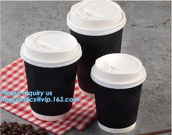 double wall paper coffee cup_ custom printed disposable coffee paper cup with lids,Disposable Paper Coffee Cup Custom Pa