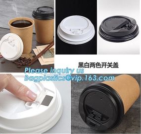 Custom logo printed disposable double wall hot bamboo coffee paper cup with lid,Biodegradable take away double wall coff