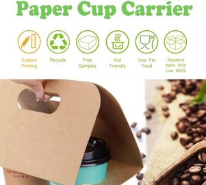 Wine bottle carrier, disposable paper holder,newspaper holder recycling,take away coffee cup carrier, handy, handle pac