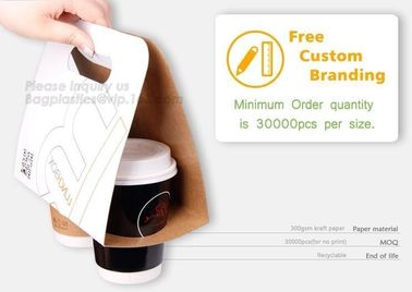 Cardboard paper coffee cup holder carrier,2 pack coffee cup drink paper carriers,Take Out 2 Pack Coffee Cup Drink Carrie