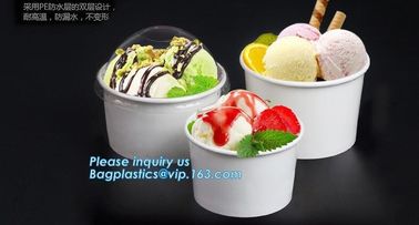 take away 8oz 4oz 7oz icecream cups with 95mm dome lids,12oz Eco-friendly recycled ice cream paper cup with lid spoon