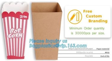 Quality-assured Professional Made Striped Popcorn Boxes,offset printing or flexo printing popcorn bucket/paper box pack