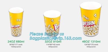 Quality-assured Professional Made Striped Popcorn Boxes,offset printing or flexo printing popcorn bucket/paper box pack