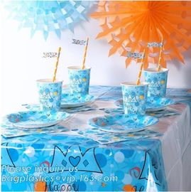 cheap price embossed surface transparent disposable plastic table covers,54&quot; X 108&quot; Rectangular plastic table cover pac