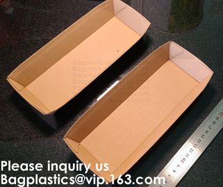 Kraft Paper Burger Box Corrugated Hamburg Box,Burger French Fries  Packaging Hotdog Kraft Box,Cardboard Paper Double pac