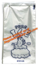 Ice bags, Clear, Drawstring, Printed and Twist Ties, bags on a roll, ldpe bag, hdpe bags