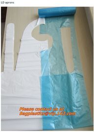 plastic pe aprons, poly apron, ld disposable, aprons, LDPE apron, HDPE apron, PE apron