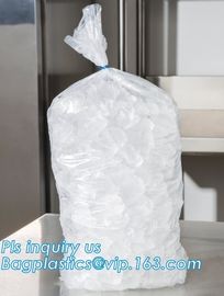 LDPE ice cubes packing carry out bags, insulated dry cold ice bag/Transparent LDPE Wicket bag, ice cube bags, BAGEASE