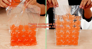 BPA Free Custom Ice Cube Maker, Disposable Polyethylene Pe Plastic Ice Cube Bags, Selfsealing Ice Cube Packaging Bag