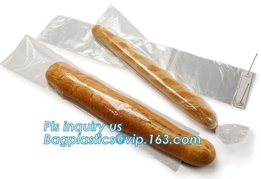 biodegradable plastic food bread wicket bag, PACK, Accept Custom Order bread packaging CPP BOPP plastic wicket bread bag