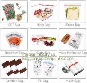 Microperforation blocked bags,microperforated bag for fruit and vegetable,Microperforation triangle bopp sandwich packag