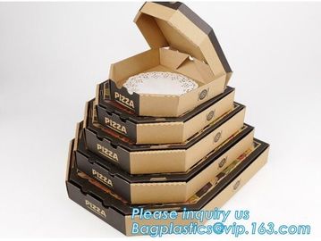 Wholesale Custom Printed Corrugated Cardboard Recycle Paper Pizza Box Manufacturer,Foldable Flat Packing Blank Craft Pac