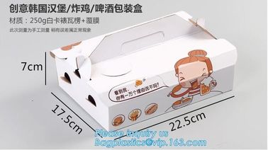 Hot Product Custom Printing Paper Cake Box ,High Quality Handle Pizza Boxes,Logo printed paper pizza packing box in chea