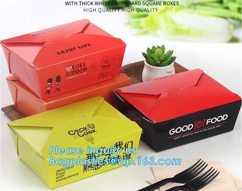 Custom Disposable Brown Food Packaging Container Kraft Paper Take Out Lunch Boxes,design disposable food takeaway kraft